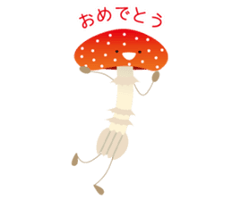 Fun mushrooms Sticker sticker #6738165