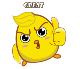 Jeab Jeab Little Chick (English Version) sticker #6738387