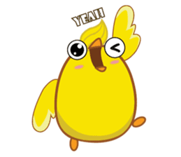 Jeab Jeab Little Chick (English Version) sticker #6738394