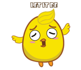 Jeab Jeab Little Chick (English Version) sticker #6738402