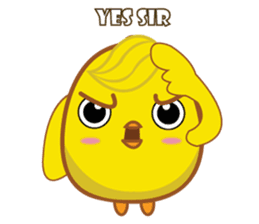 Jeab Jeab Little Chick (English Version) sticker #6738403