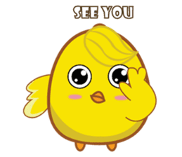 Jeab Jeab Little Chick (English Version) sticker #6738406