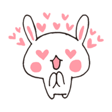love-rabbit 4 sticker #6738497