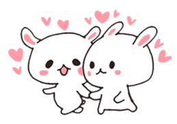 love-rabbit 4 sticker #6738519
