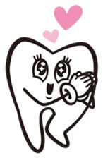 Mr. & Mrs. Smart Tooth sticker #6739222