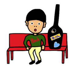 Rocking Boy2 sticker #6739581