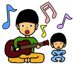 Rocking Boy2 sticker #6739589