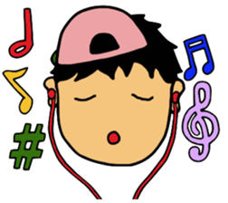 Hiphop Man sticker #6739627