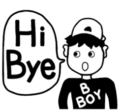 Hiphop Man sticker #6739638