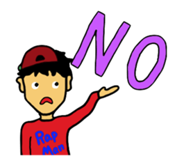 Hiphop Man sticker #6739642