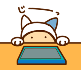 A cat and dog sticker #6739698