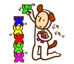 A cat and dog sticker #6739711