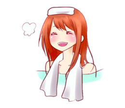 Cherry blossom Girl sticker #6740415