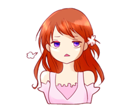 Cherry blossom Girl sticker #6740422