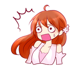 Cherry blossom Girl sticker #6740423