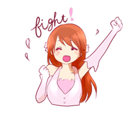 Cherry blossom Girl sticker #6740426