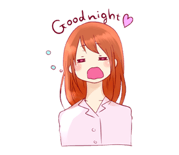 Cherry blossom Girl sticker #6740429