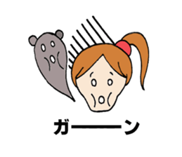 japanese cutegirl sticker #6740670