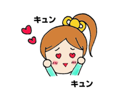 japanese cutegirl sticker #6740677