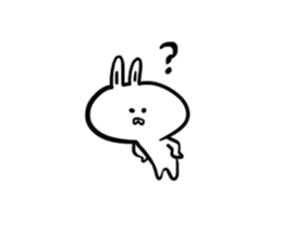 Top of the "Nu" Japanese Bunny Sticker sticker #6741232