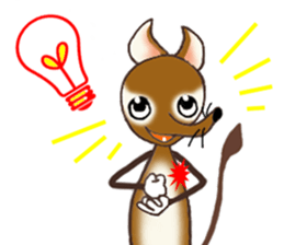 I am an elephant shrew sticker #6741770