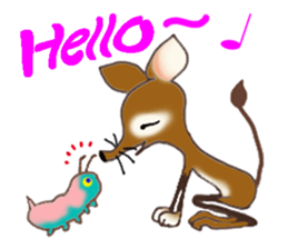 I am an elephant shrew sticker #6741773