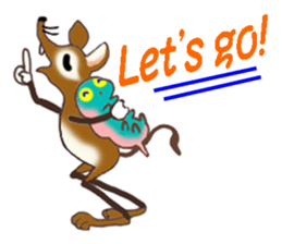 I am an elephant shrew sticker #6741774