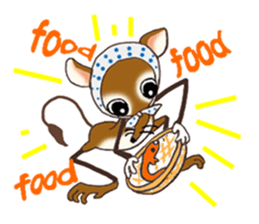 I am an elephant shrew sticker #6741776