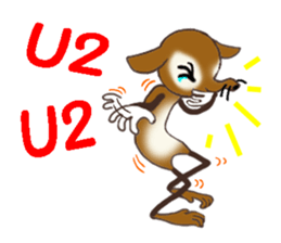 I am an elephant shrew sticker #6741780