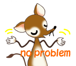 I am an elephant shrew sticker #6741782