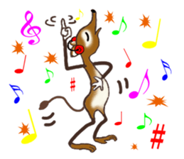 I am an elephant shrew sticker #6741783