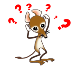 I am an elephant shrew sticker #6741784