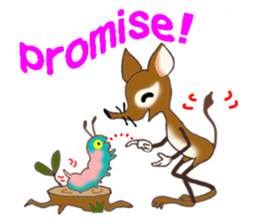 I am an elephant shrew sticker #6741785