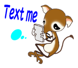 I am an elephant shrew sticker #6741795