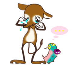 I am an elephant shrew sticker #6741799