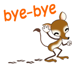 I am an elephant shrew sticker #6741807