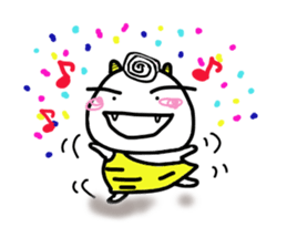 Laid back devil sticker #6741891