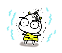 Laid back devil sticker #6741900