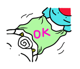 Laid back devil sticker #6741910