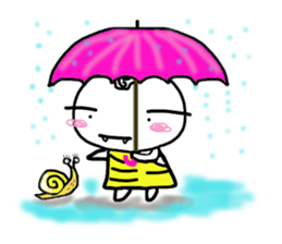 Laid back devil sticker #6741915