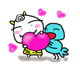 Laid back devil sticker #6741916