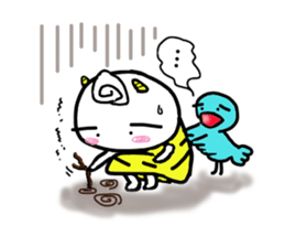 Laid back devil sticker #6741921