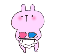 blank rabbit.2 sticker #6741956