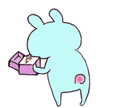 blank rabbit.2 sticker #6741962