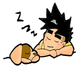 Kevin and cute pup sticker #6742001