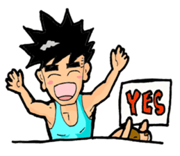 Kevin and cute pup sticker #6742002