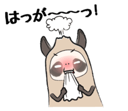 Sanuki-dialect! Pon & Poko the racoon sticker #6742027