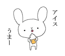 Mr. rabbit and summer sticker #6742059