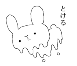 Mr. rabbit and summer sticker #6742064