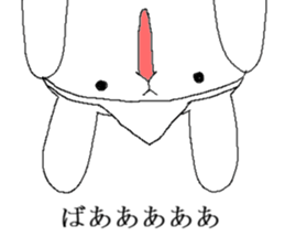 Mr. rabbit and summer sticker #6742066